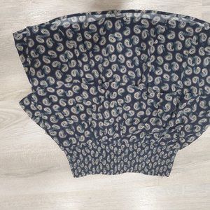 Silver creek flowly skirt blue with details size s